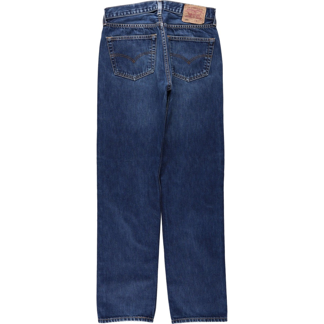 2000'S Levi's 501-0101 Euro Model Straight Denim Pants, Men's Size W31 (approx.) cotton blue type Vintage Second Hand