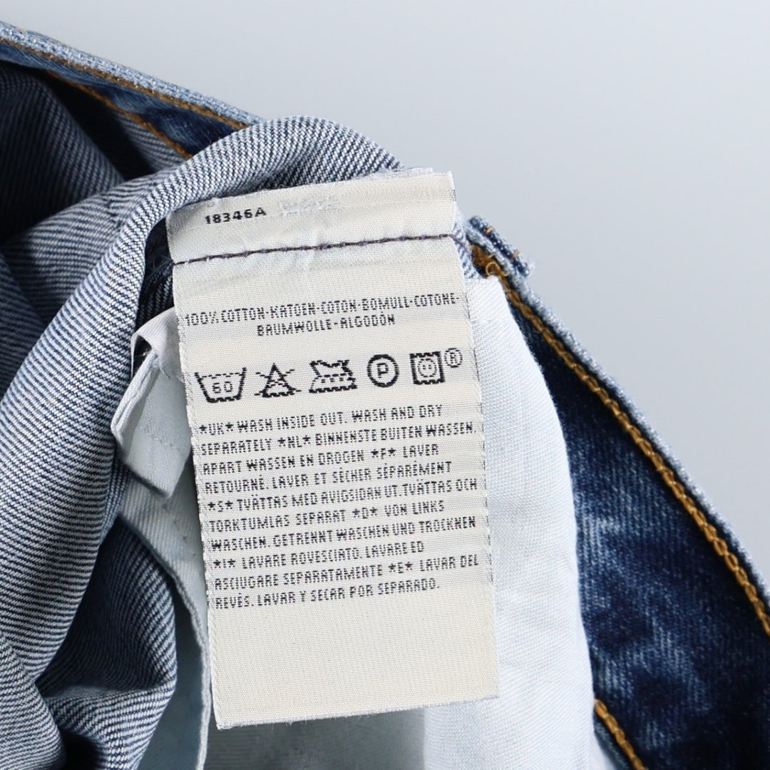 2000'S Levi's 501-0101 Euro Model Straight Denim Pants, Men's Size W31 (approx.) cotton blue type Vintage Second Hand