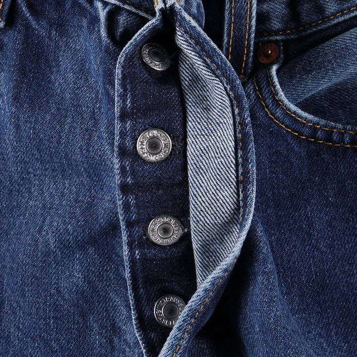2000'S Levi's 501-0101 Euro Model Straight Denim Pants, Men's Size W31 (approx.) cotton blue type Vintage Second Hand