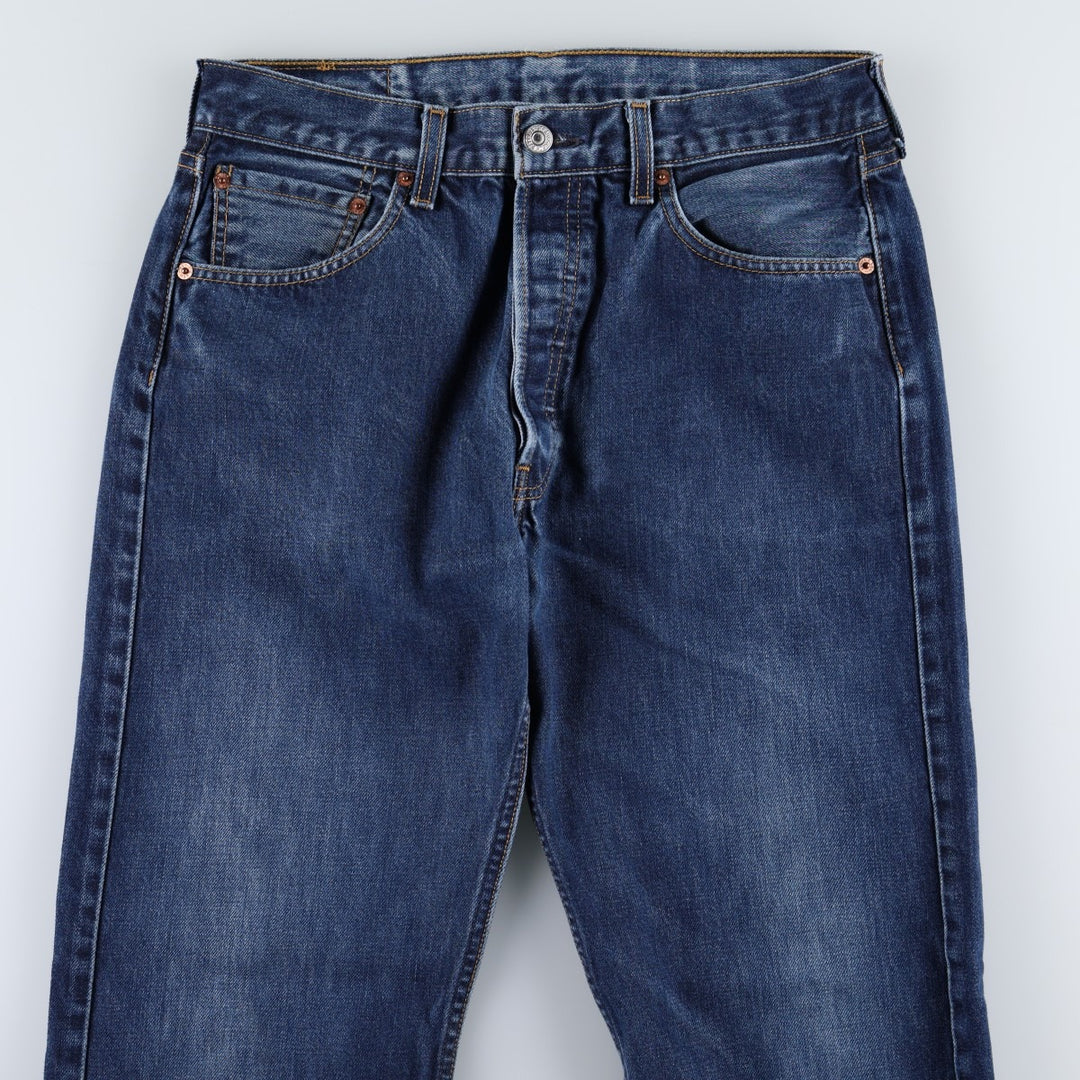 2000'S Levi's 501-0101 Euro Model Straight Denim Pants, Men's Size W31 (approx.) cotton blue type Vintage Second Hand