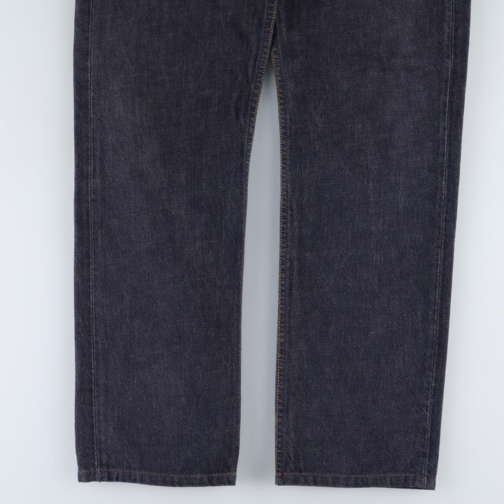 2000'S Levi's 501-0104 Euro Model Straight Denim Pants, Men's W32 (approx.) cotton navy blue type Vintage Second Hand