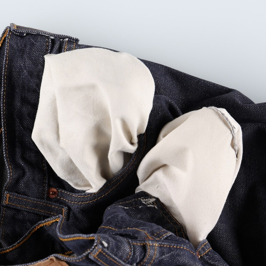2000'S Levi's 501-0104 Euro Model Straight Denim Pants, Men's W32 (approx.) cotton navy blue type Vintage Second Hand