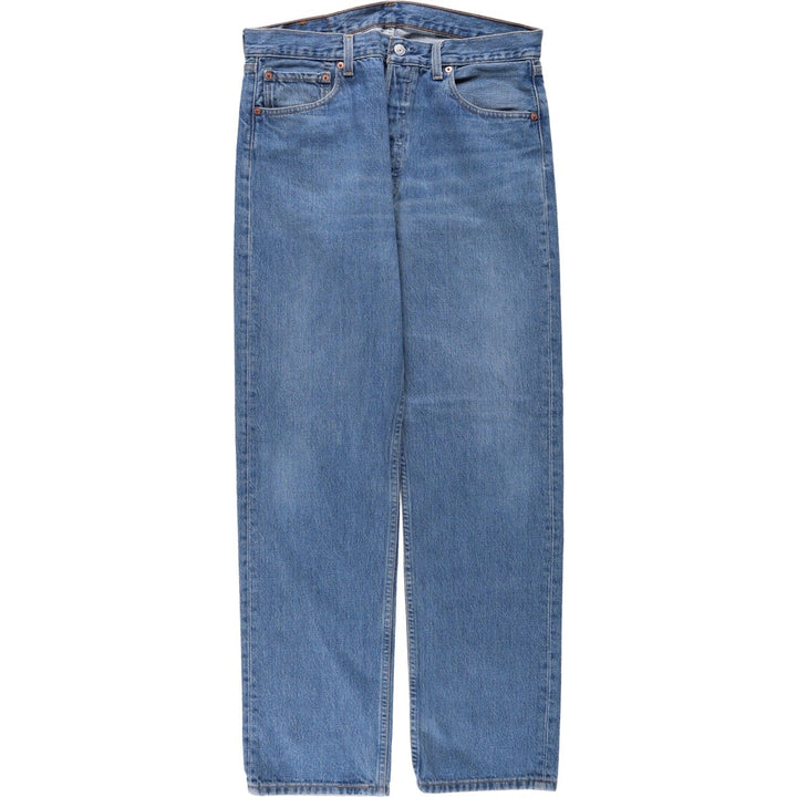 90'S Levi's 501-0114 Straight Denim Pants Made in USA Men's W34 Vintage cotton blue type Vintage Second Hand