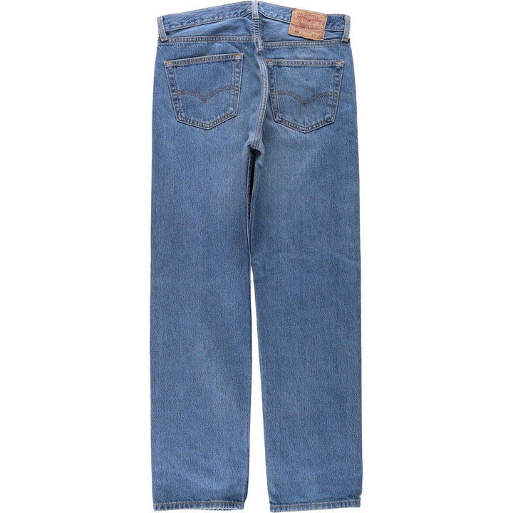 90'S Levi's 501-0114 Straight Denim Pants Made in USA Men's W34 Vintage cotton blue type Vintage Second Hand