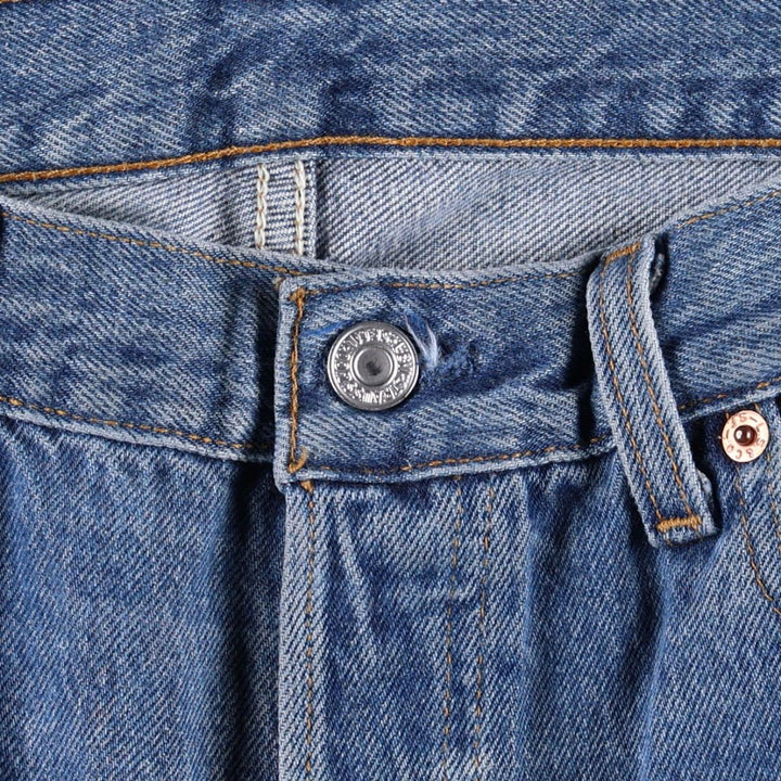 90'S Levi's 501-0114 Straight Denim Pants Made in USA Men's W34 Vintage cotton blue type Vintage Second Hand