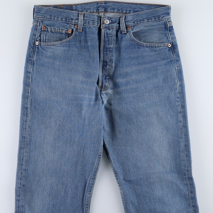 90'S Levi's 501-0114 Straight Denim Pants Made in USA Men's W34 Vintage cotton blue type Vintage Second Hand