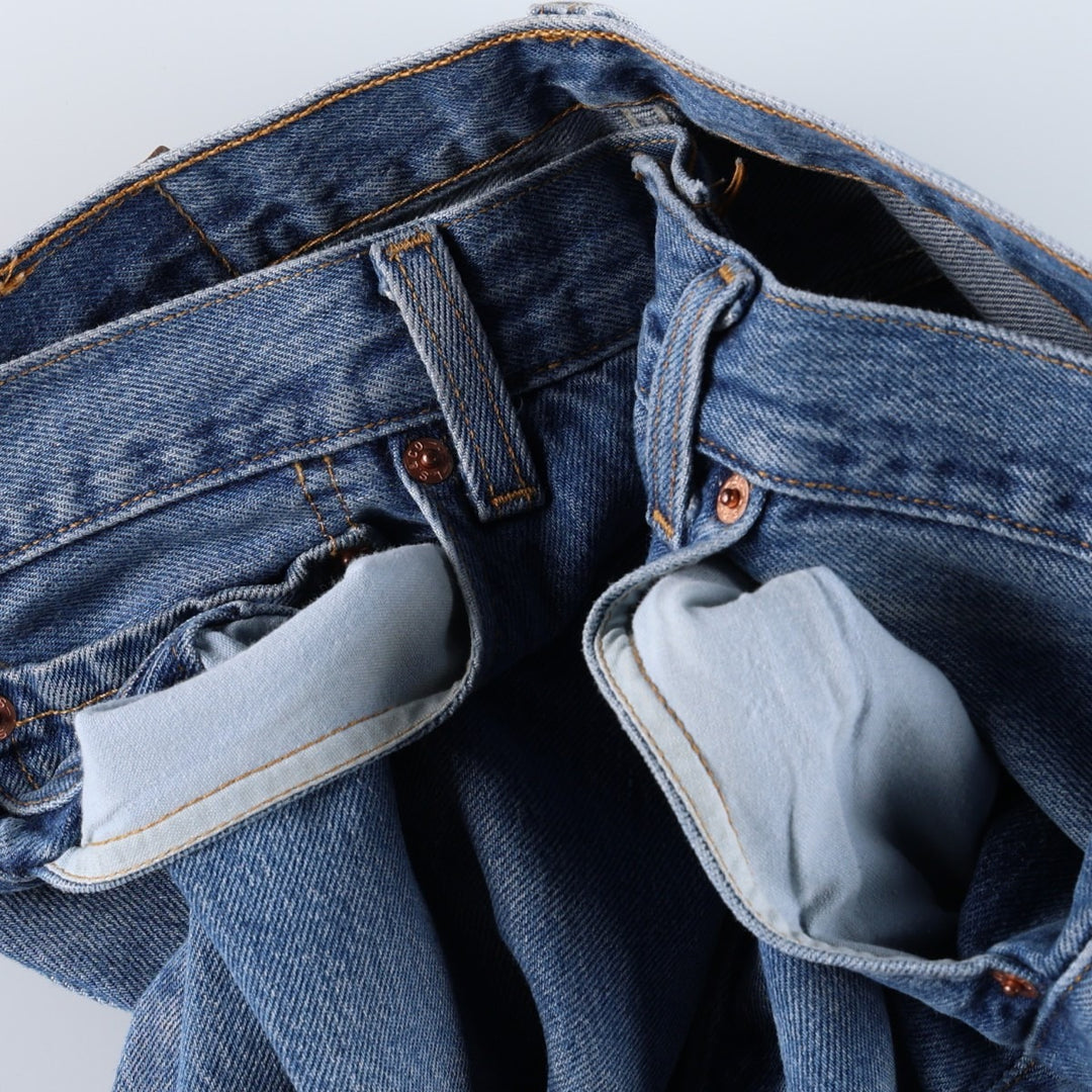 90'S Levi's 501-0114 Straight Denim Pants Made in USA Men's W34 Vintage cotton blue type Vintage Second Hand