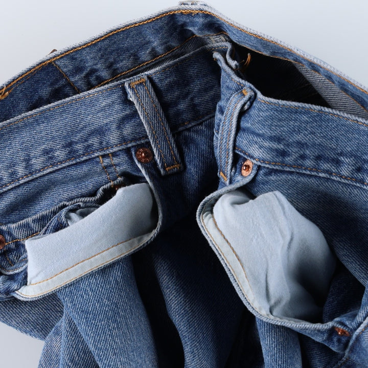 90'S Levi's 501-0114 Straight Denim Pants Made in USA Men's W34 Vintage cotton blue type Vintage Second Hand