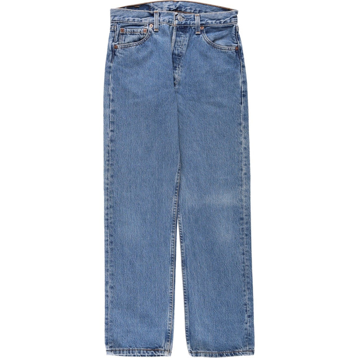 90'S Levi's 501-0193 Straight Denim Pants Made in USA Men's W28 Vintage cotton blue type Vintage Second Hand