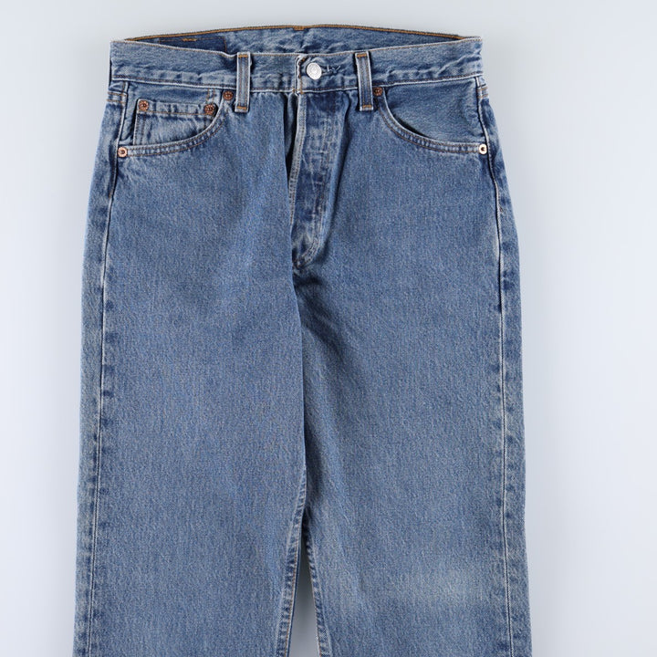 90'S Levi's 501-0193 Straight Denim Pants Made in USA Men's W28 Vintage cotton blue type Vintage Second Hand