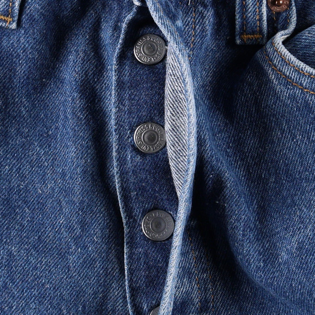 90'S Levi's 501-0115 Straight Denim Pants, Made in USA, Men's, W30, Vintage cotton blue type Vintage Second Hand