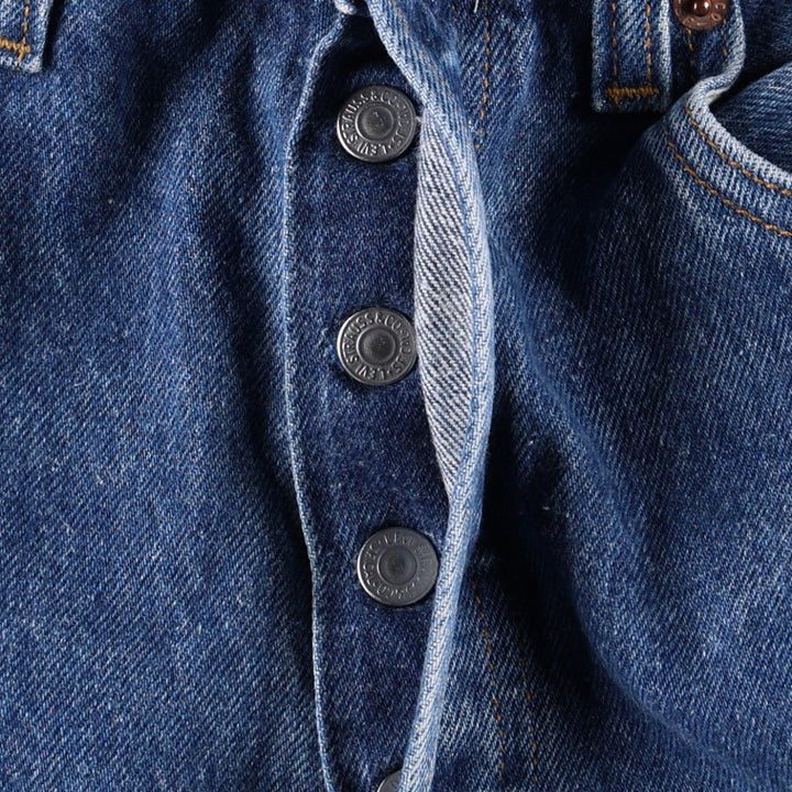 90'S Levi's 501-0115 Straight Denim Pants, Made in USA, Men's, W30, Vintage cotton blue type Vintage Second Hand