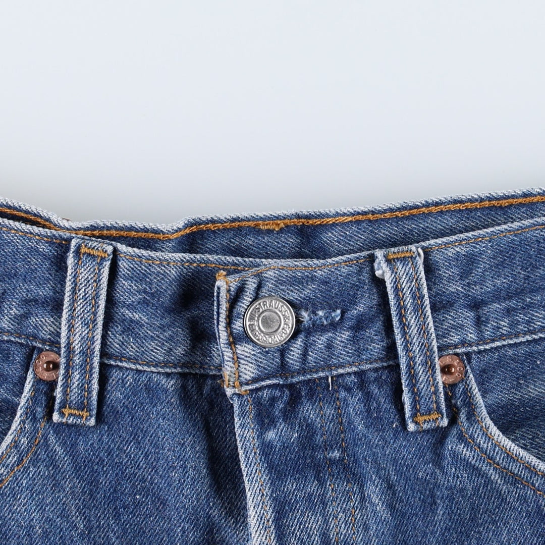 90'S Levi's 501-0115 Straight Denim Pants, Made in USA, Men's, W30, Vintage cotton blue type Vintage Second Hand