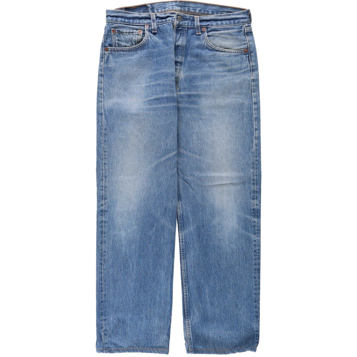 90'S Levi's 501-0115 Straight Denim Pants Made in USA Men's W33 Vintage cotton blue type Vintage Second Hand
