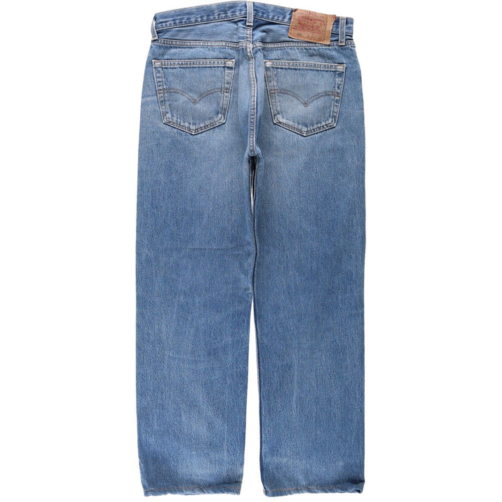 90'S Levi's 501-0115 Straight Denim Pants Made in USA Men's W33 Vintage cotton blue type Vintage Second Hand