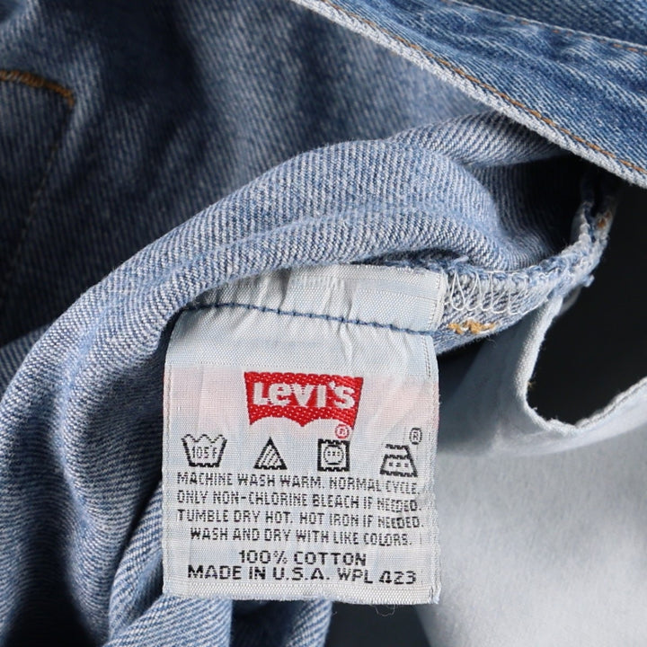 90'S Levi's 501-0115 Straight Denim Pants Made in USA Men's W33 Vintage cotton blue type Vintage Second Hand