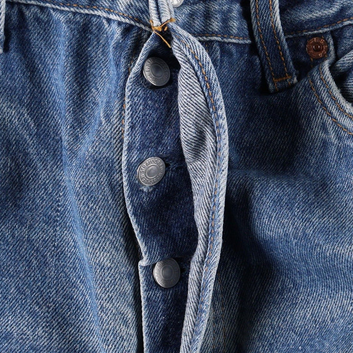 90'S Levi's 501-0115 Straight Denim Pants Made in USA Men's W33 Vintage cotton blue type Vintage Second Hand
