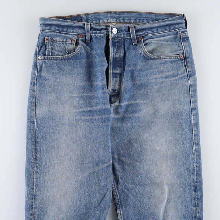 90'S Levi's 501-0115 Straight Denim Pants Made in USA Men's W33 Vintage cotton blue type Vintage Second Hand