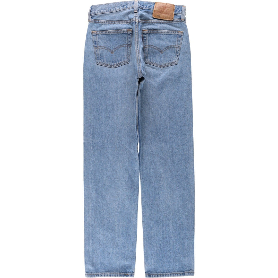 90'S Levi's 501-0193 Straight Denim Pants Made in USA Men's W29 Vintage cotton blue type Vintage Second Hand