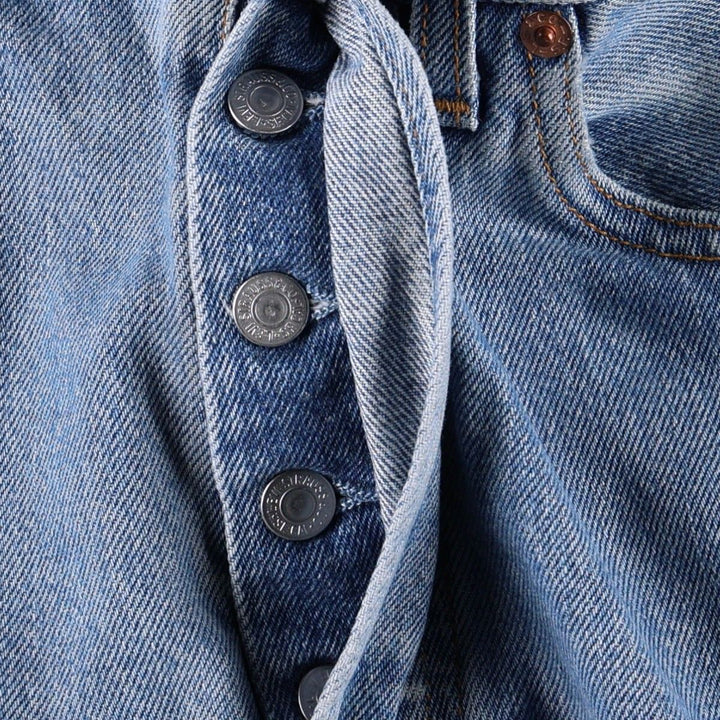 90'S Levi's 501-0193 Straight Denim Pants Made in USA Men's W29 Vintage cotton blue type Vintage Second Hand