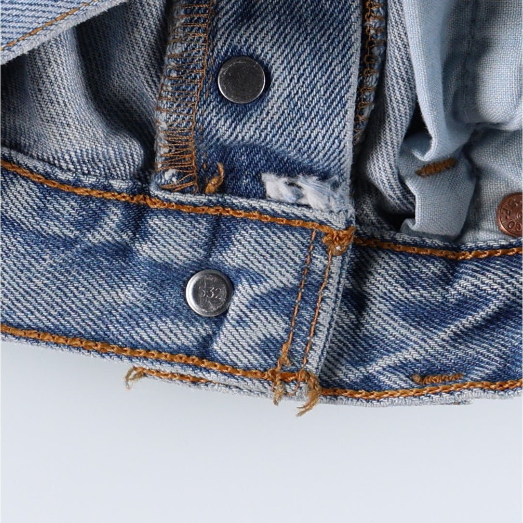 90'S Levi's 501-0193 Straight Denim Pants Made in USA Men's W29 Vintage cotton blue type Vintage Second Hand