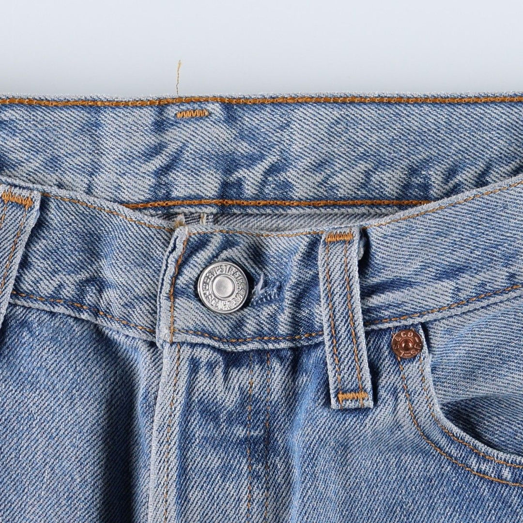 90'S Levi's 501-0193 Straight Denim Pants Made in USA Men's W29 Vintage cotton blue type Vintage Second Hand
