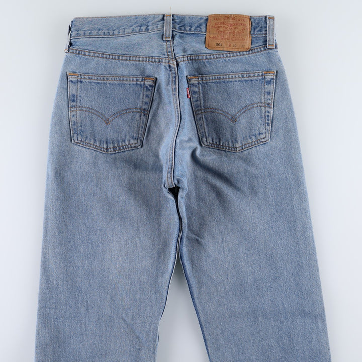 90'S Levi's 501-0193 Straight Denim Pants Made in USA Men's W29 Vintage cotton blue type Vintage Second Hand