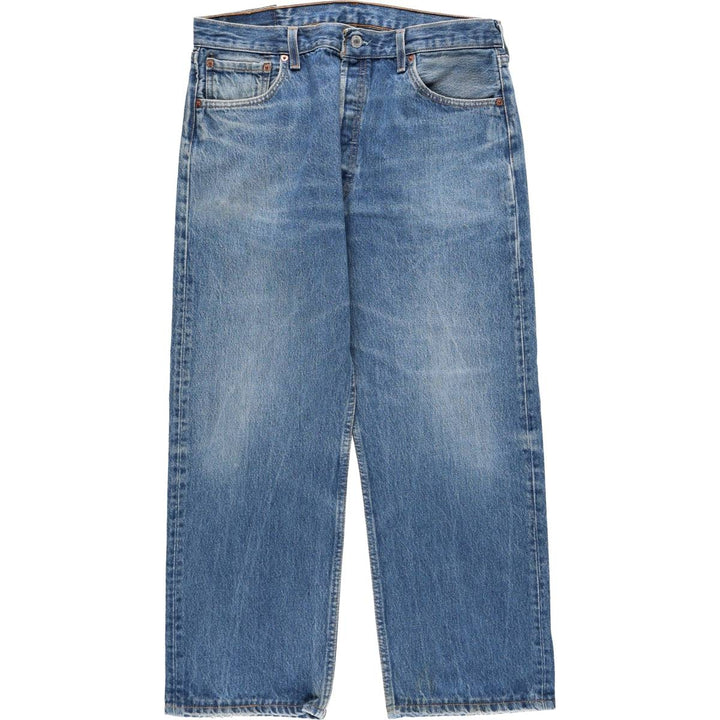90'S Levi's 501-0115 Straight Denim Pants Made in USA Men's W34 Vintage cotton blue type Vintage Second Hand