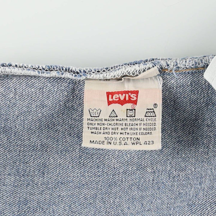 90'S Levi's 501-0115 Straight Denim Pants Made in USA Men's W34 Vintage cotton blue type Vintage Second Hand