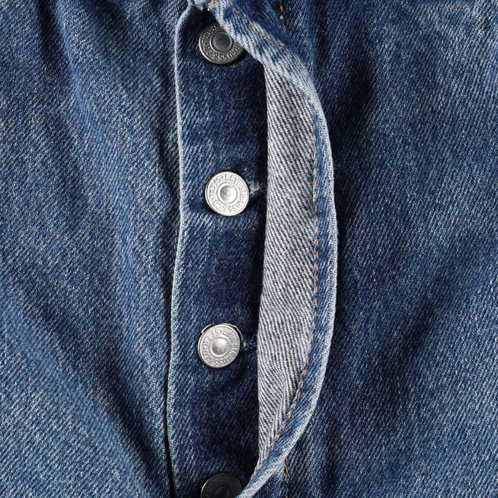 90'S Levi's 501-0115 Straight Denim Pants Made in USA Men's W34 Vintage cotton blue type Vintage Second Hand