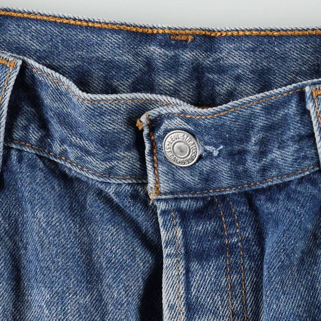 90'S Levi's 501-0115 Straight Denim Pants Made in USA Men's W34 Vintage cotton blue type Vintage Second Hand