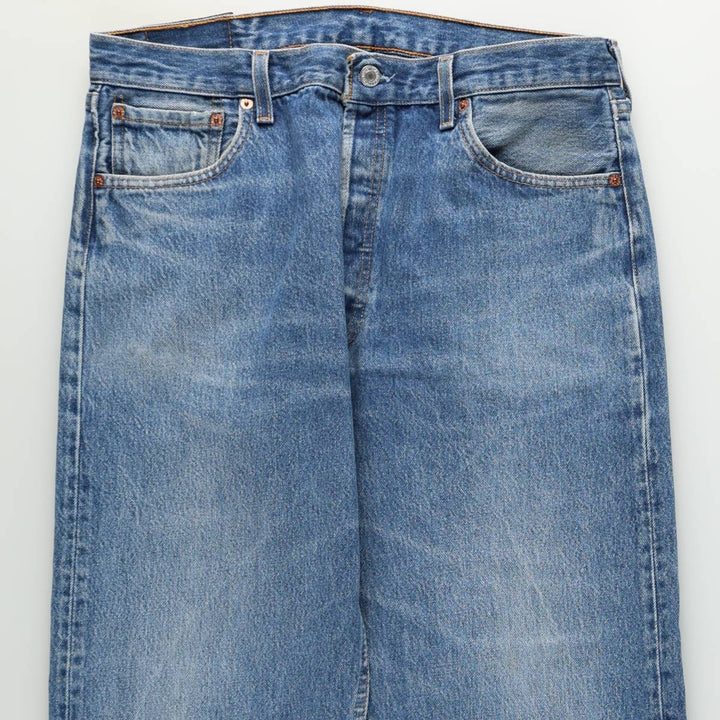 90'S Levi's 501-0115 Straight Denim Pants Made in USA Men's W34 Vintage cotton blue type Vintage Second Hand