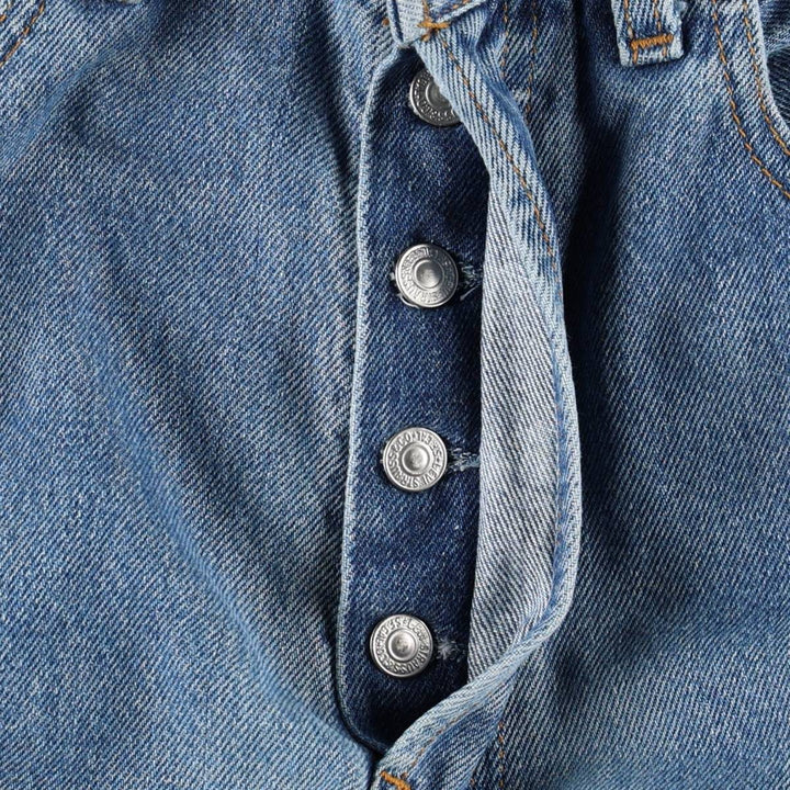 90'S Levi's 501-0114 Straight Denim Pants Made in USA Men's W31 Vintage cotton blue type Vintage Second Hand