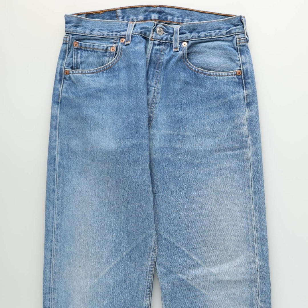90'S Levi's 501-0114 Straight Denim Pants Made in USA Men's W31 Vintage cotton blue type Vintage Second Hand