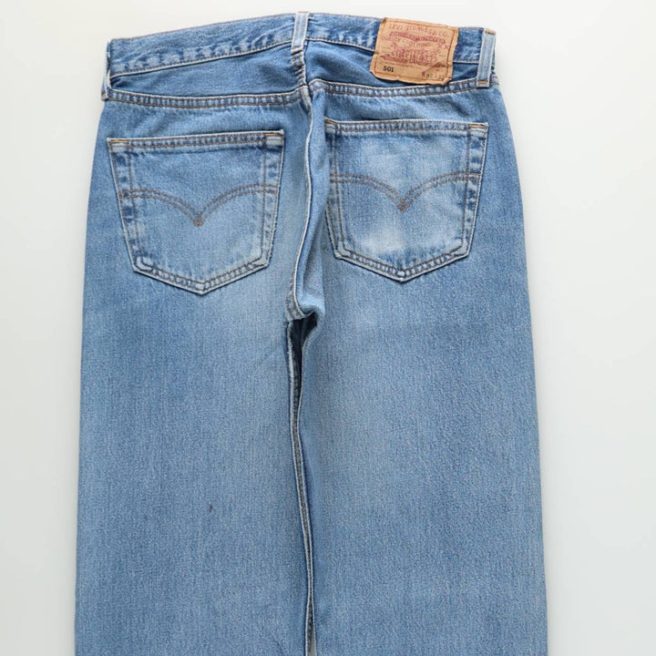 90'S Levi's 501-0114 Straight Denim Pants Made in USA Men's W31 Vintage cotton blue type Vintage Second Hand