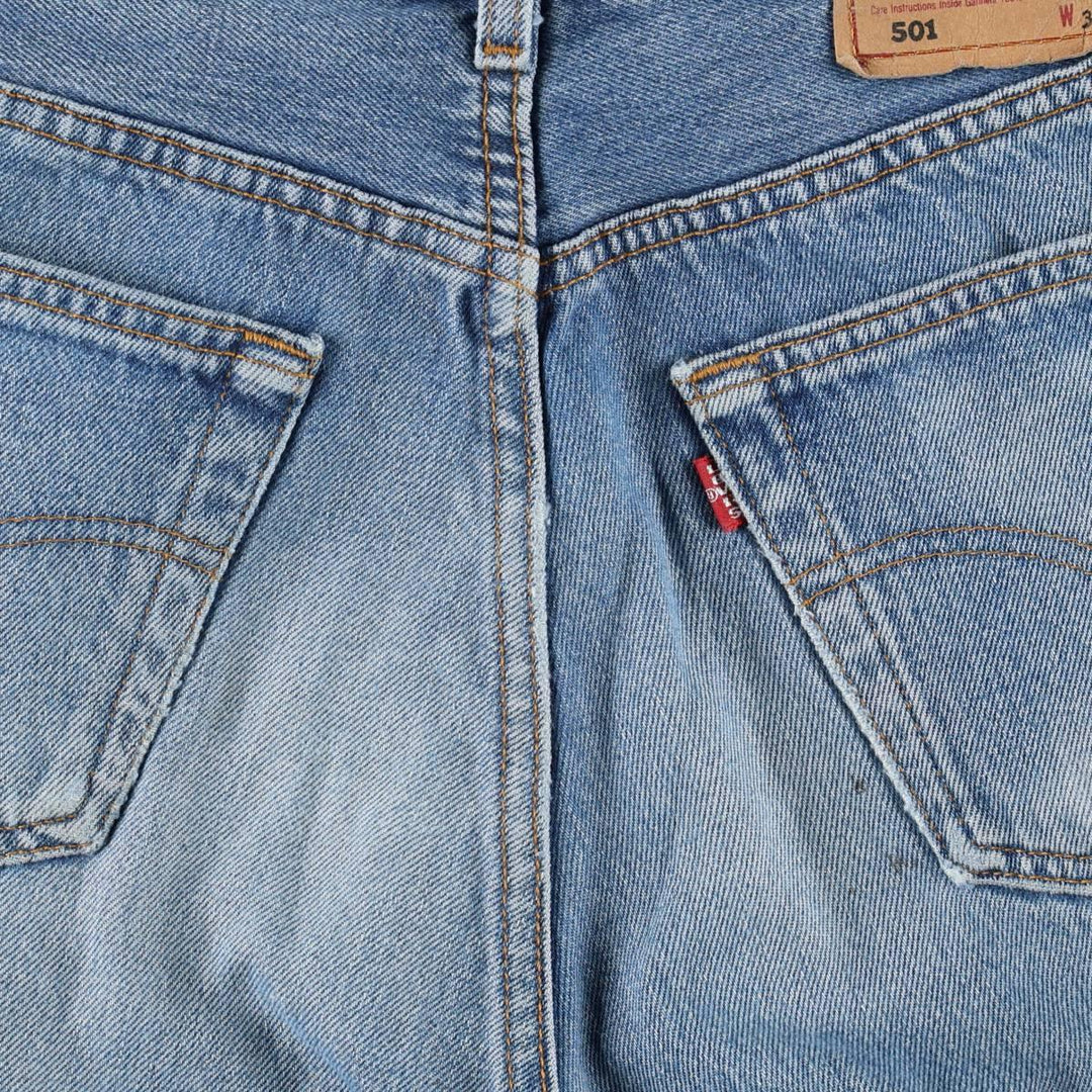 90'S Levi's 501-0114 Straight Denim Pants Made in USA Men's W31 Vintage cotton blue type Vintage Second Hand