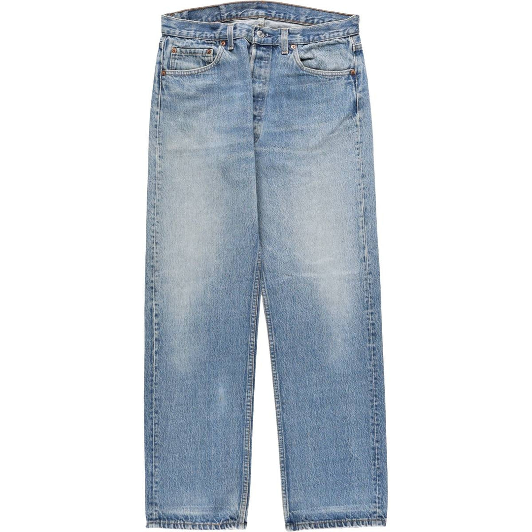 90'S Levi's 501-0115 Straight Denim Pants Made in USA Men's W33 Vintage cotton blue type Vintage Second Hand