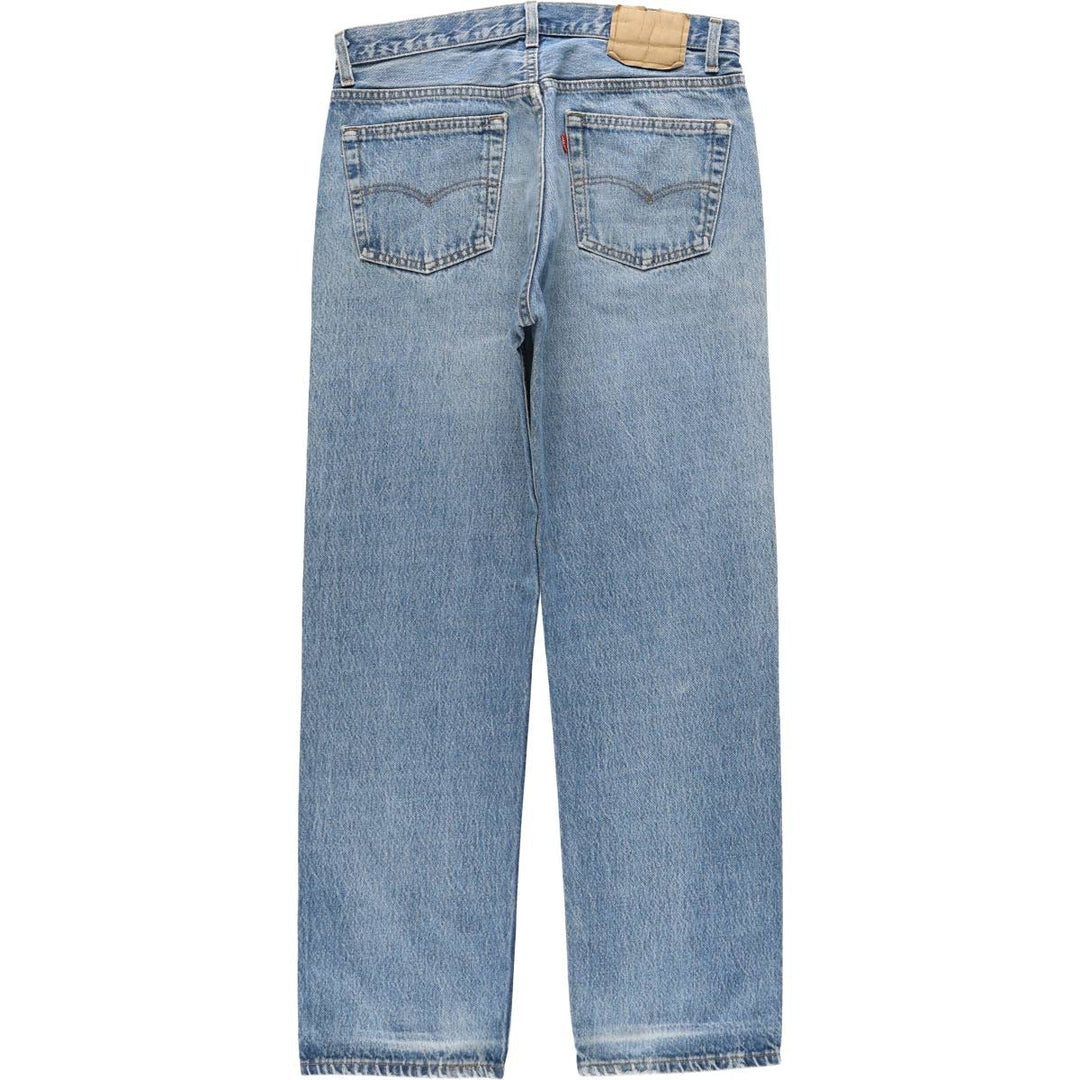 90'S Levi's 501-0115 Straight Denim Pants Made in USA Men's W33 Vintage cotton blue type Vintage Second Hand