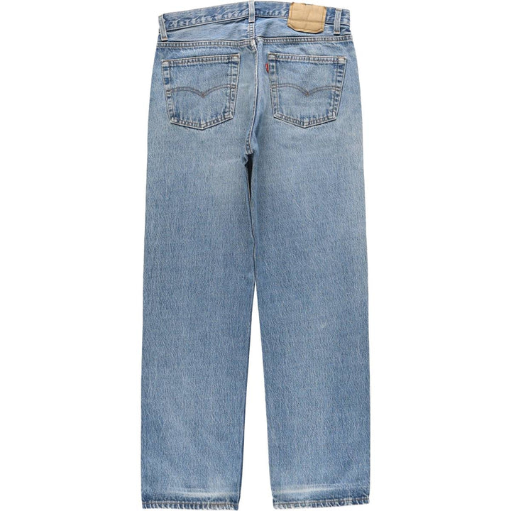 90'S Levi's 501-0115 Straight Denim Pants Made in USA Men's W33 Vintage cotton blue type Vintage Second Hand