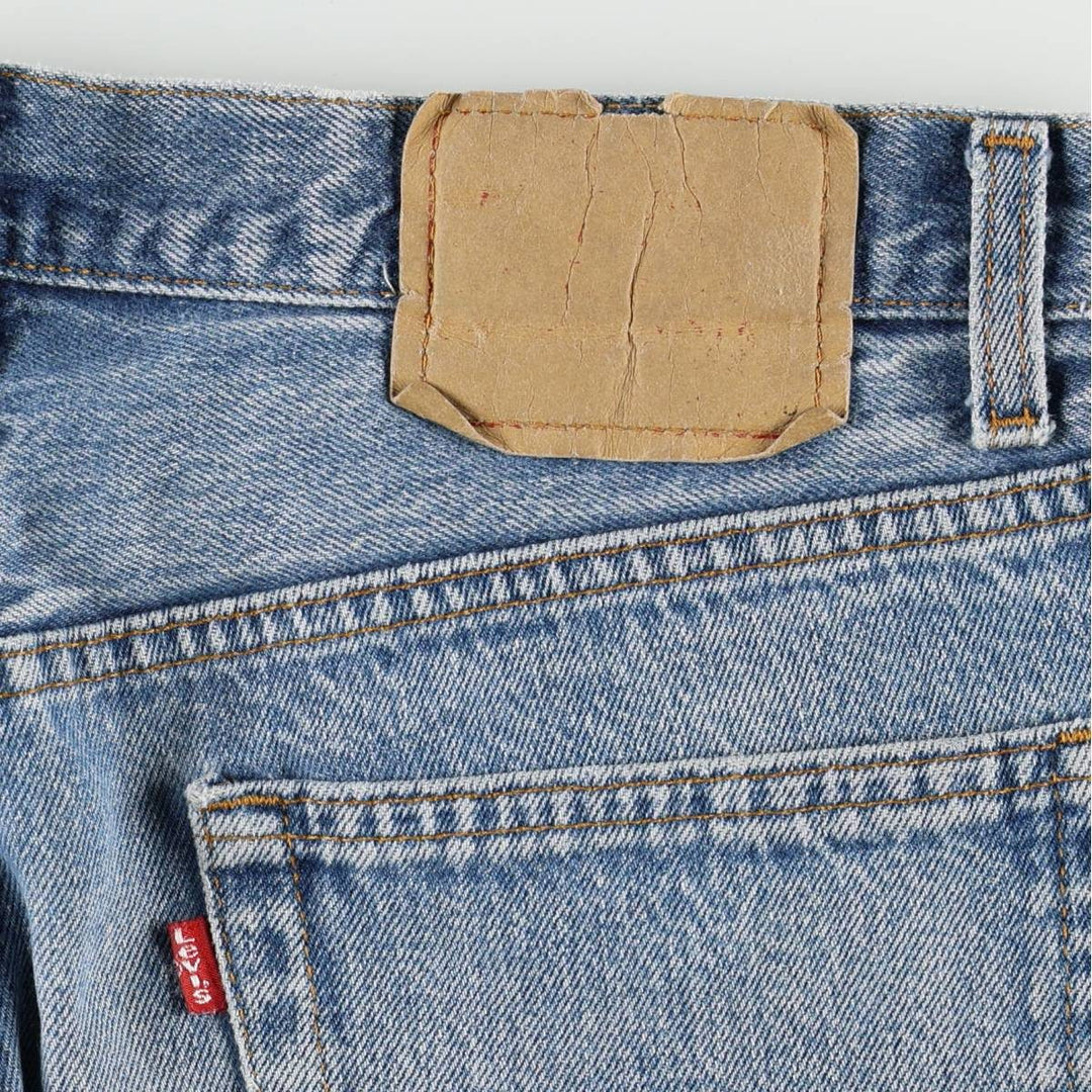 90'S Levi's 501-0115 Straight Denim Pants Made in USA Men's W33 Vintage cotton blue type Vintage Second Hand