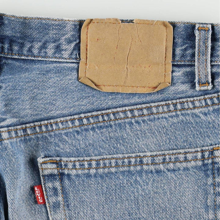 90'S Levi's 501-0115 Straight Denim Pants Made in USA Men's W33 Vintage cotton blue type Vintage Second Hand