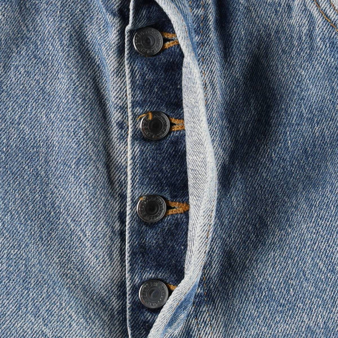 90'S Levi's 501-0115 Straight Denim Pants Made in USA Men's W33 Vintage cotton blue type Vintage Second Hand