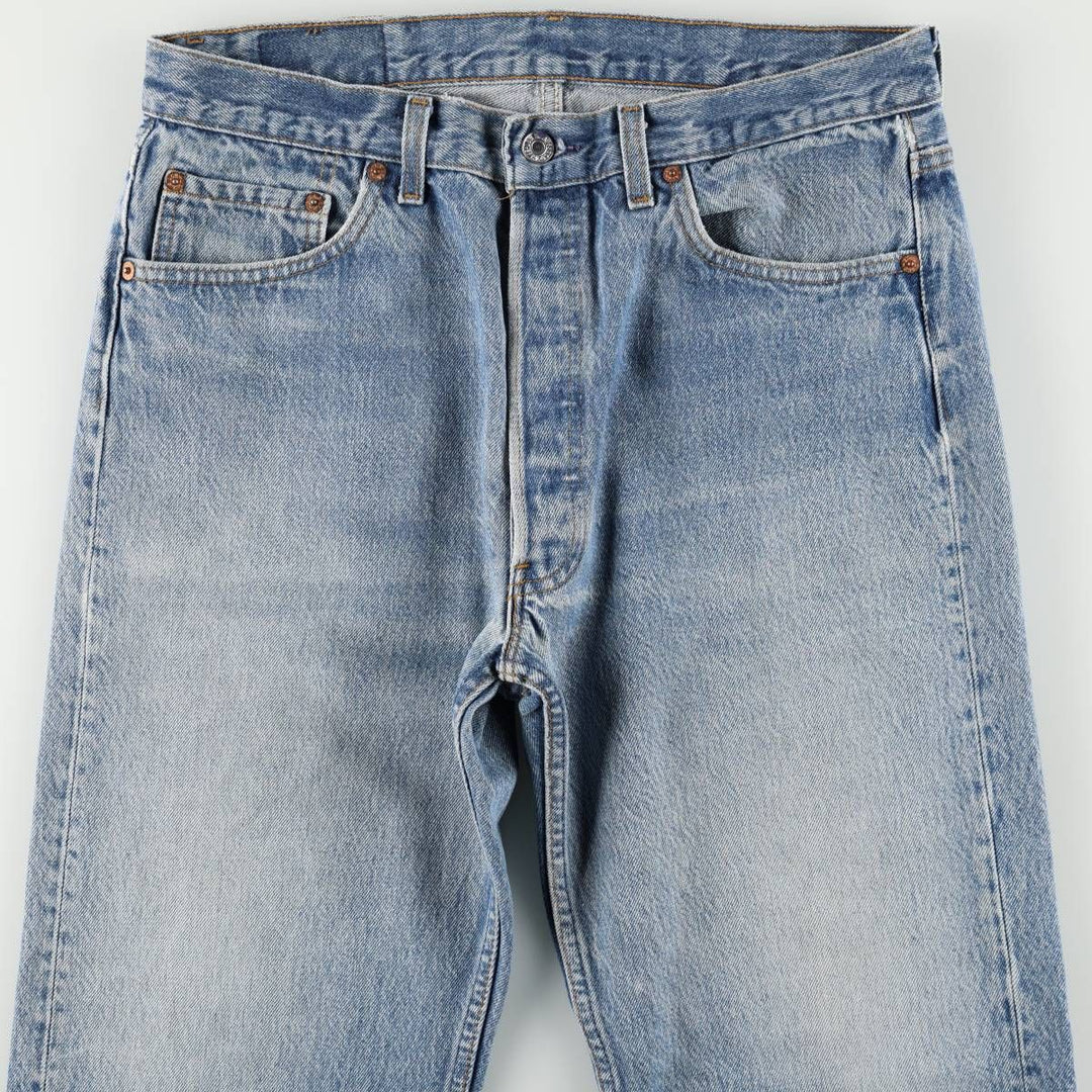 90'S Levi's 501-0115 Straight Denim Pants Made in USA Men's W33 Vintage cotton blue type Vintage Second Hand