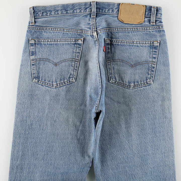 90'S Levi's 501-0115 Straight Denim Pants Made in USA Men's W33 Vintage cotton blue type Vintage Second Hand