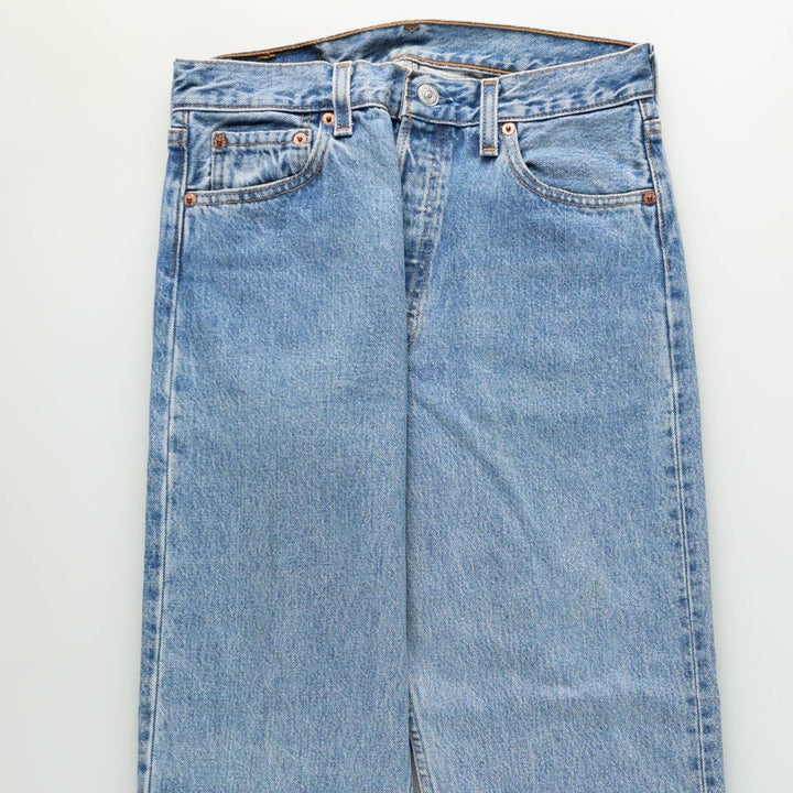 90'S Levi's 501-0193 Straight Denim Pants Made in USA Men's W30 Vintage cotton blue type Vintage Second Hand