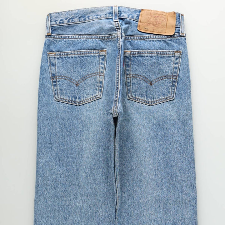 90'S Levi's 501-0193 Straight Denim Pants Made in USA Men's W30 Vintage cotton blue type Vintage Second Hand