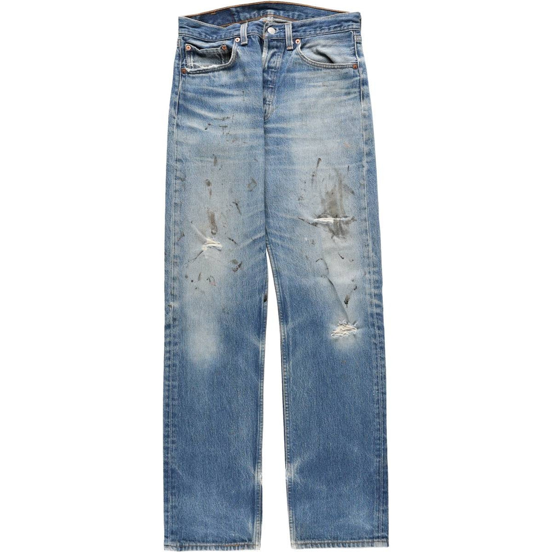 90'S Levi's 501-0000 Straight Denim Pants Made in USA Men's W31 Vintage cotton blue type Vintage Second Hand