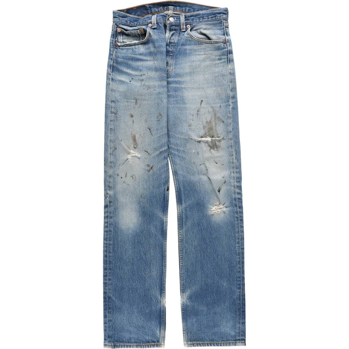 90'S Levi's 501-0000 Straight Denim Pants Made in USA Men's W31 Vintage cotton blue type Vintage Second Hand