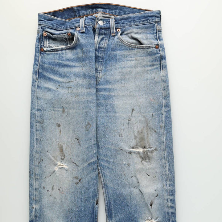 90'S Levi's 501-0000 Straight Denim Pants Made in USA Men's W31 Vintage cotton blue type Vintage Second Hand