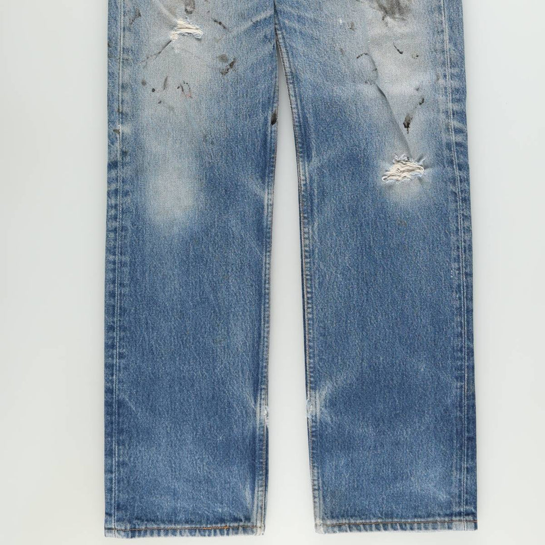 90'S Levi's 501-0000 Straight Denim Pants Made in USA Men's W31 Vintage cotton blue type Vintage Second Hand